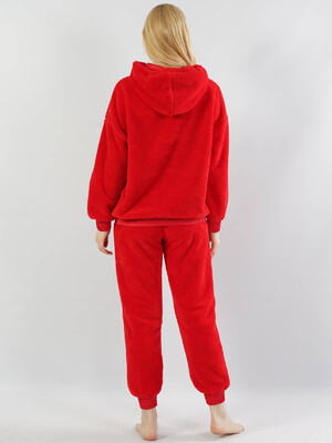 Купить Теплий домашній костюм жіночий з капюшоном VIENETTA 1030950000 в Украина в Lingerie.ua - Одяг для дому та відпочинку, Фото 7