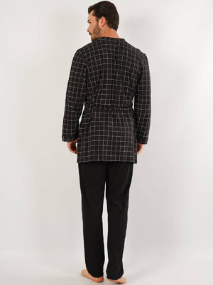 Купить Хлопковый мужской короткий халат GAZZAZ 1040610253 в Украина в Lingerie.ua - Одяг для дому та відпочинку, Фото 6