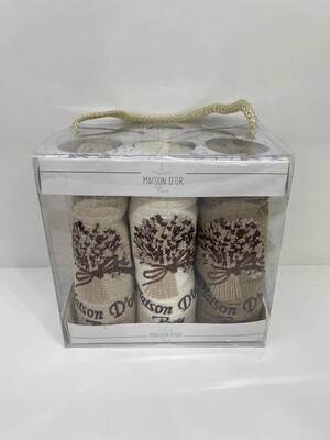 Купить Набор вафельных полотенец 6 в 1 MAISON D`OR Bouquet в Украина в Lingerie.ua - Одяг для дому та відпочинку, Фото 2