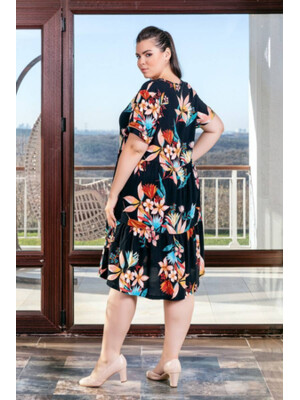 Купить Платье летнее из вискозы свободного покроя COCOON J2-2396 в Украина в Lingerie.ua - Одяг для дому та відпочинку, Фото 4