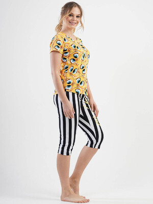 Купить Хлопковый комплект с капри VIENETTA 1114724700 в Украина в Lingerie.ua - Одяг для дому та відпочинку, Фото 2