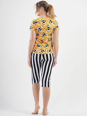 Купить Хлопковый комплект с капри VIENETTA 1114724700 в Украина в Lingerie.ua - Одяг для дому та відпочинку, Фото 4