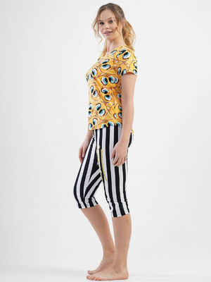 Купить Хлопковый комплект с капри VIENETTA 1114724700 в Украина в Lingerie.ua - Одяг для дому та відпочинку, Фото 5