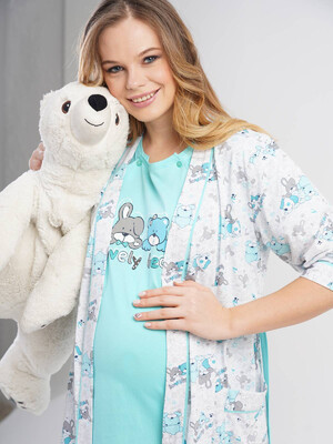 Купить Комплект из ночной сорочки и халата VIENETTA 1115250724 в Украина в Lingerie.ua - Одяг для дому та відпочинку, Фото 4