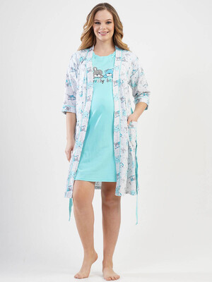 Купить Комплект из ночной сорочки и халата VIENETTA 1115250724 в Украина в Lingerie.ua - Одяг для дому та відпочинку, Фото 7