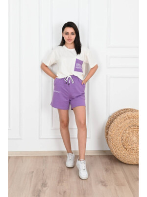 Купить Костюм  ADROM 3396 футболка с шортами хлопковый трикотаж  в Украина в Lingerie.ua - Одяг для дому та відпочинку, Фото 1