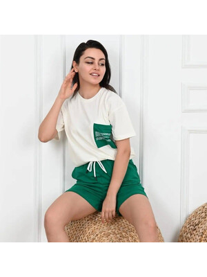 Купить Костюм  ADROM 3396 футболка с шортами хлопковый трикотаж  в Украина в Lingerie.ua - Одяг для дому та відпочинку, Фото 6