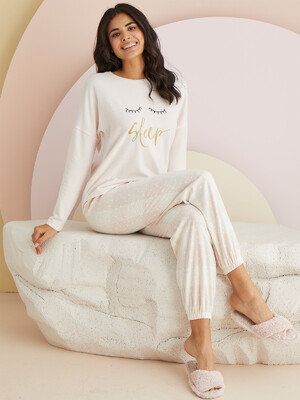 Купить Домашний комплект женский с длинным рукавом SEVIM 14243 в Украина в Lingerie.ua - Одяг для дому та відпочинку, Фото 2