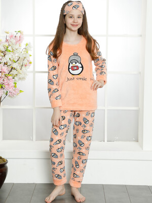 Купить Теплая пижама детская для девочки MINIMOON 2346 в Украина