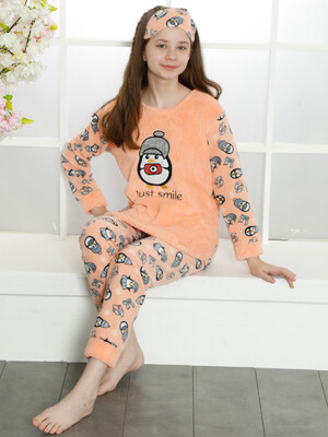 Купить Теплая пижама детская для девочки MINIMOON 2346 в Украина в Lingerie.ua - Одяг для дому та відпочинку, Фото 4