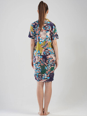 Купить Халат рубашка  с цветочным принтом VIENETTA 1110719658 в Украина в Lingerie.ua - Одяг для дому та відпочинку, Фото 4