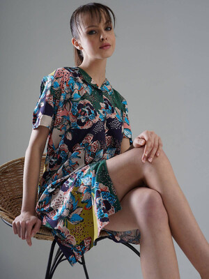 Купить Халат рубашка  с цветочным принтом VIENETTA 1110719658 в Украина в Lingerie.ua - Одяг для дому та відпочинку, Фото 7