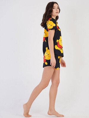 Купить Хлопковая пижама с шортами VIENETTA 2114694739 в Украина в Lingerie.ua - Одяг для дому та відпочинку, Фото 3