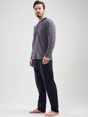 Купить Хлопковый домашний комплект с длинным рукавом GAZZAZ 2016430000  в Украина в Lingerie.ua - Одяг для дому та відпочинку, Фото 5