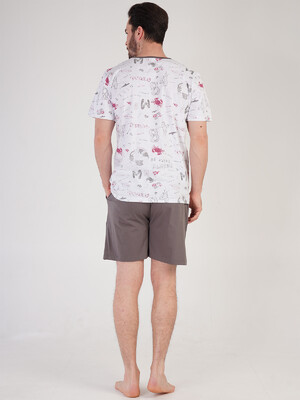 Купить Хлопковая пижама с шортами VIENETTA MAN 2122710576 в Украина в Lingerie.ua - Одяг для дому та відпочинку, Фото 4