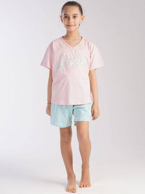 Купить Хлопковый комплект с шортами VIENETTA 2124520839 в Украина в Lingerie.ua - Одяг для дому та відпочинку, Фото 1