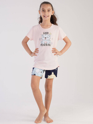 Купить Хлопковая пижама с шортами VIENETTA KIDS 2121851510 в Украина