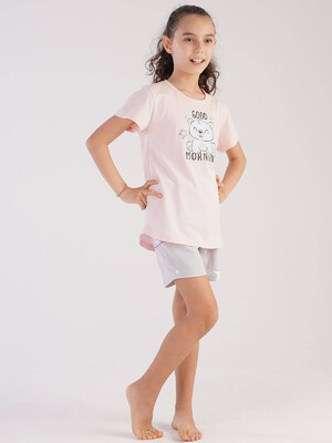 Купить Хлопковая пижама с шортами VIENETTA KIDS 2121851510 в Украина в Lingerie.ua - Одяг для дому та відпочинку, Фото 7