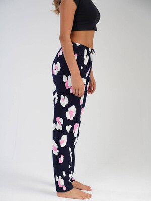 Купить Хлопковые домашние брюки с принтом VIENETTA 2122002749 в Украина в Lingerie.ua - Одяг для дому та відпочинку, Фото 3