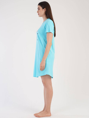 Купить Хлопковая ночная сорочка с коротким рукавом VIENETTA 2112060000 в Украина в Lingerie.ua - Одяг для дому та відпочинку, Фото 6