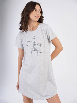 Купить Хлопковая ночная сорочка с коротким рукавом VIENETTA 2112060000 в Украина в Lingerie.ua - Одяг для дому та відпочинку, Фото 7