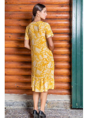 Купить Халат из штапеля на пуговицах COCOON J4-4089 в Украина в Lingerie.ua - Одяг для дому та відпочинку, Фото 2