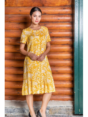 Купить Халат из штапеля на пуговицах COCOON J4-4089 в Украина в Lingerie.ua - Одяг для дому та відпочинку, Фото 4