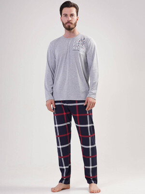 Купить Хлопковая пижама с длинным рукавом VIENETTA MAN 2041870013 в Украина в Lingerie.ua - Одяг для дому та відпочинку, Фото 1