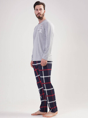 Купить Хлопковая пижама с длинным рукавом VIENETTA MAN 2041870013 в Украина в Lingerie.ua - Одяг для дому та відпочинку, Фото 3