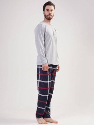 Купить Хлопковая пижама с длинным рукавом VIENETTA MAN 2041870013 в Украина в Lingerie.ua - Одяг для дому та відпочинку, Фото 5