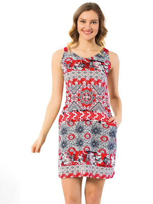 Купить Сарафан жіночий INTENSIVE 18103 з принтом в Украина