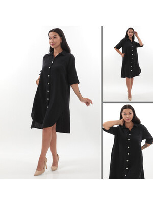 Купить Муслиновое платье на пуговицах V SoftShow 008 в Украина в Lingerie.ua - Одяг для дому та відпочинку, Фото 2