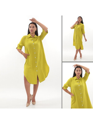 Купить Муслиновое платье на пуговицах V SoftShow 008 в Украина в Lingerie.ua - Одяг для дому та відпочинку, Фото 16