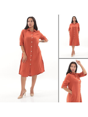 Купить Муслиновое платье на пуговицах V SoftShow 008 в Украина в Lingerie.ua - Одяг для дому та відпочинку, Фото 12