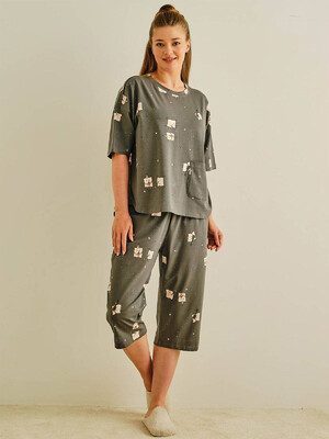 Купить Хлопковая пижама с капри HAYS 27403 в Украина в Lingerie.ua - Одяг для дому та відпочинку, Фото 1