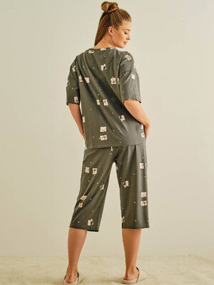 Купить Хлопковая пижама с капри HAYS 27403 в Украина в Lingerie.ua - Одяг для дому та відпочинку, Фото 3