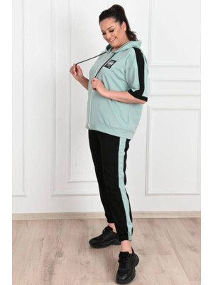 Купить Костюм ADROM 3337 худи с коротким рукавом и брюки большие размеры в Украина в Lingerie.ua - Одяг для дому та відпочинку, Фото 5