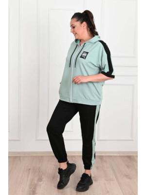 Купить Костюм ADROM 3337 худи с коротким рукавом и брюки большие размеры в Украина в Lingerie.ua - Одяг для дому та відпочинку, Фото 6