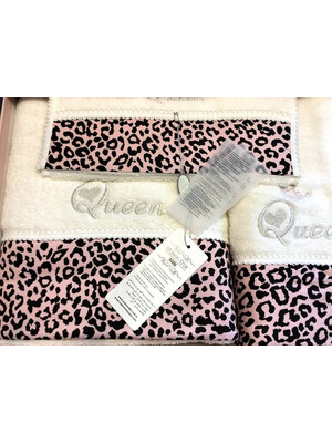 Купить НАБОР ПОЛОТЕНЕЦ 3 В 1 MAISON D`OR Queen  30*50 50*100 85*150 в Украина в Lingerie.ua - Одяг для дому та відпочинку, Фото 2