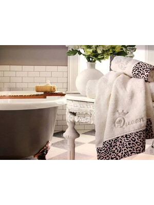 Купить НАБОР ПОЛОТЕНЕЦ 3 В 1 MAISON D`OR Queen  30*50 50*100 85*150 в Украина в Lingerie.ua - Одяг для дому та відпочинку, Фото 4