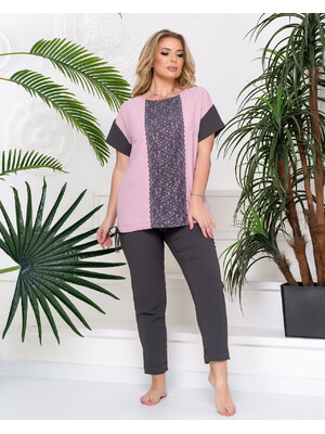 Купить Костюм женский с коротким рукавом LINGERIE 170422  в Украина в Lingerie.ua - Одяг для дому та відпочинку, Фото 5