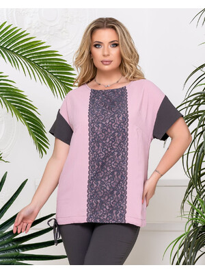 Купить Костюм женский с коротким рукавом LINGERIE 170422  в Украина в Lingerie.ua - Одяг для дому та відпочинку, Фото 7