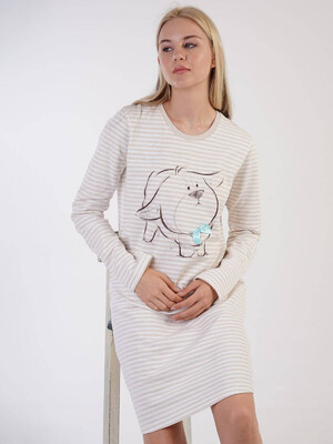 Купить Байковая туника с длинным рукавом VIENETTA 3032290000 в Украина в Lingerie.ua - Одяг для дому та відпочинку, Фото 2