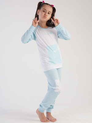 Купить Хлопковая пижама с длинным рукавом VIENETTA 3031280000 в Украина в Lingerie.ua - Одяг для дому та відпочинку, Фото 2