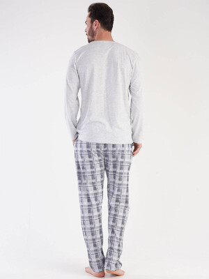 Купить Бавовняна піжама з довгим рукавом VIENETTA MAN 3032981012 в Украина в Lingerie.ua - Одяг для дому та відпочинку, Фото 2