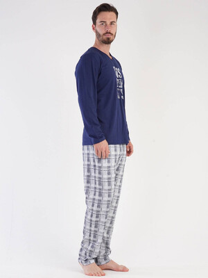 Купить Бавовняна піжама з довгим рукавом VIENETTA MAN 3032981012 в Украина в Lingerie.ua - Одяг для дому та відпочинку, Фото 5