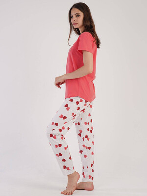 Купить Хлопковый комплект с коротким рукавом VIENETTA 3040061853 в Украина в Lingerie.ua - Одяг для дому та відпочинку, Фото 4