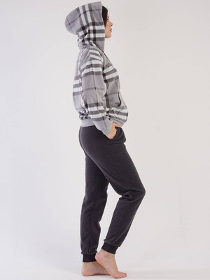 Купить Флисовый домашний костюм с капюшоном VIENETTA 3030320188 в Украина в Lingerie.ua - Одяг для дому та відпочинку, Фото 3