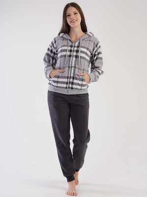 Купить Флисовый домашний костюм с капюшоном VIENETTA 3030320188 в Украина в Lingerie.ua - Одяг для дому та відпочинку, Фото 5