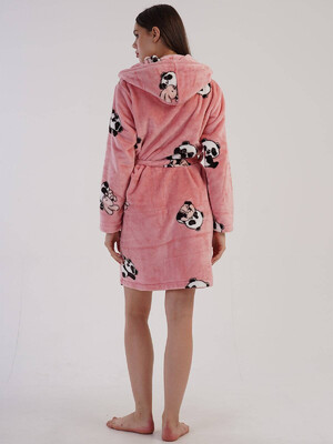Купить Теплый домашний халат с капюшоном VIENETTA 3040350262 в Украина в Lingerie.ua - Одяг для дому та відпочинку, Фото 2